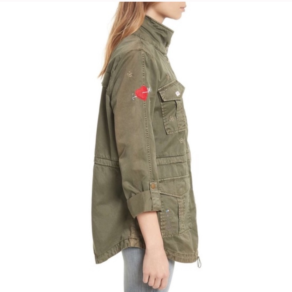 Joie Iban Patchwork Cotton Utility Jacket - image 3